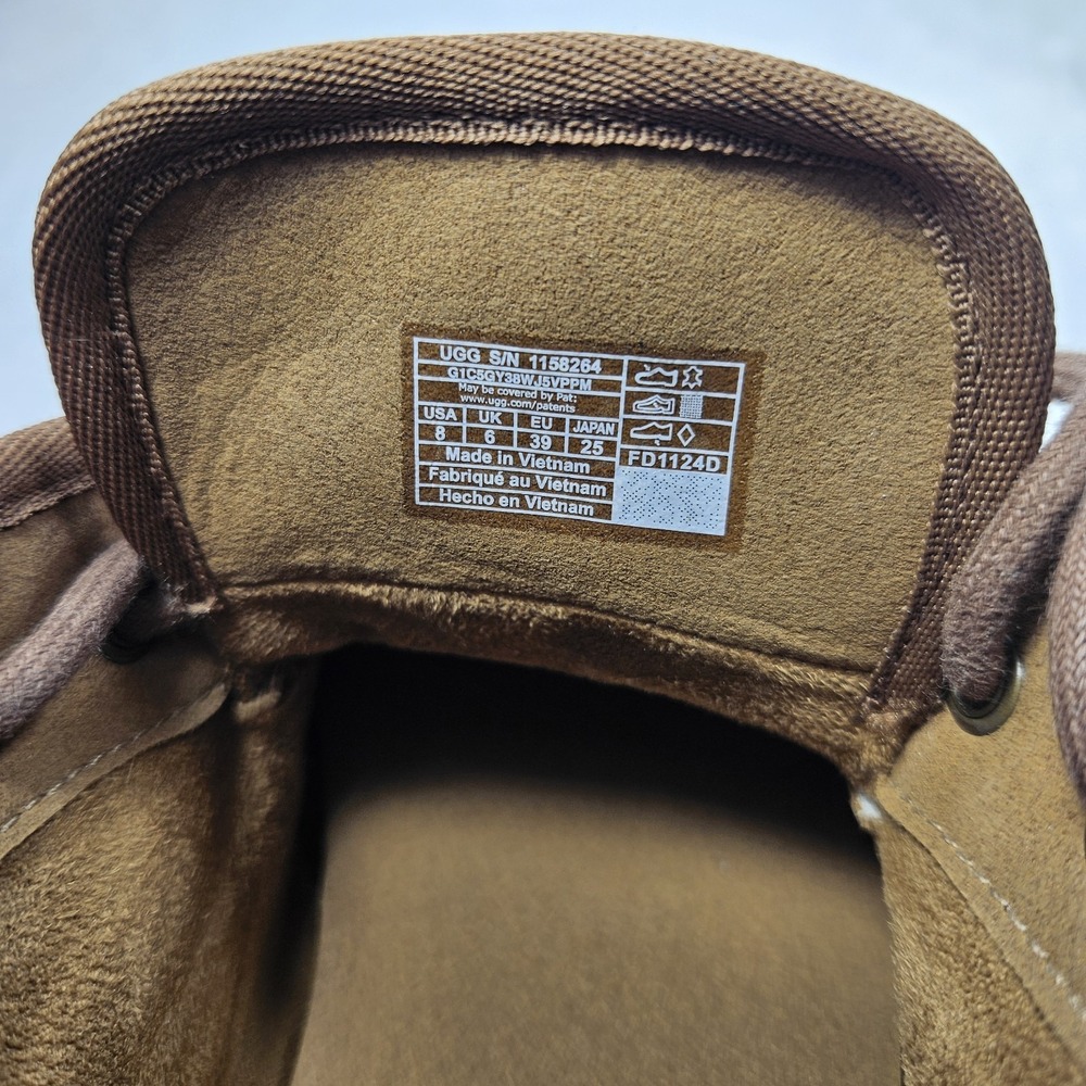 New UGG Cityfunc Lace Platform Sneakers Chestnut Suede Women's 8 (Tiny Defect) - Picture 4 of 12